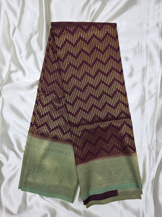 Jacquard Georgette Saree