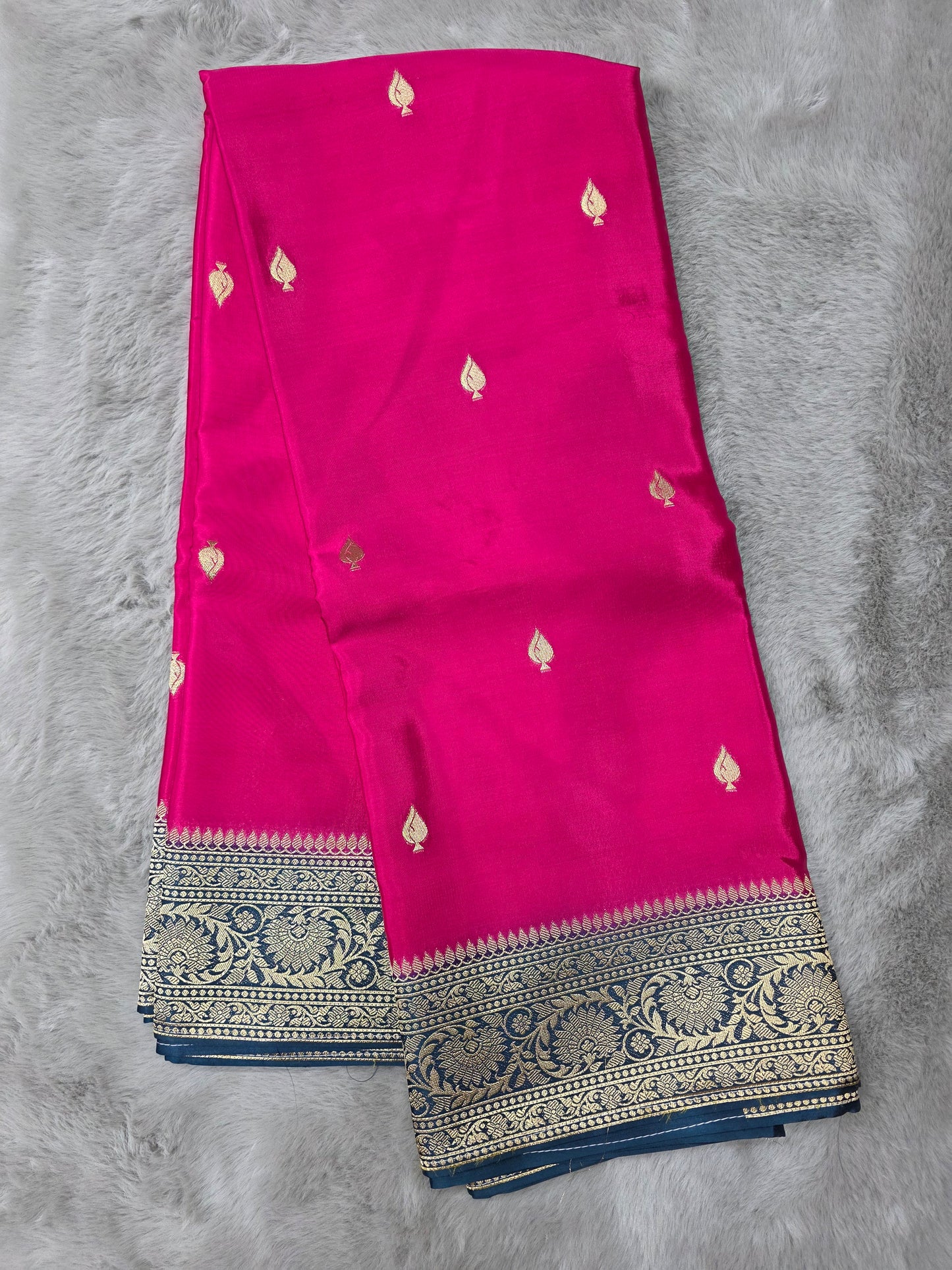 Premium Crepe Mysore Silk Saree