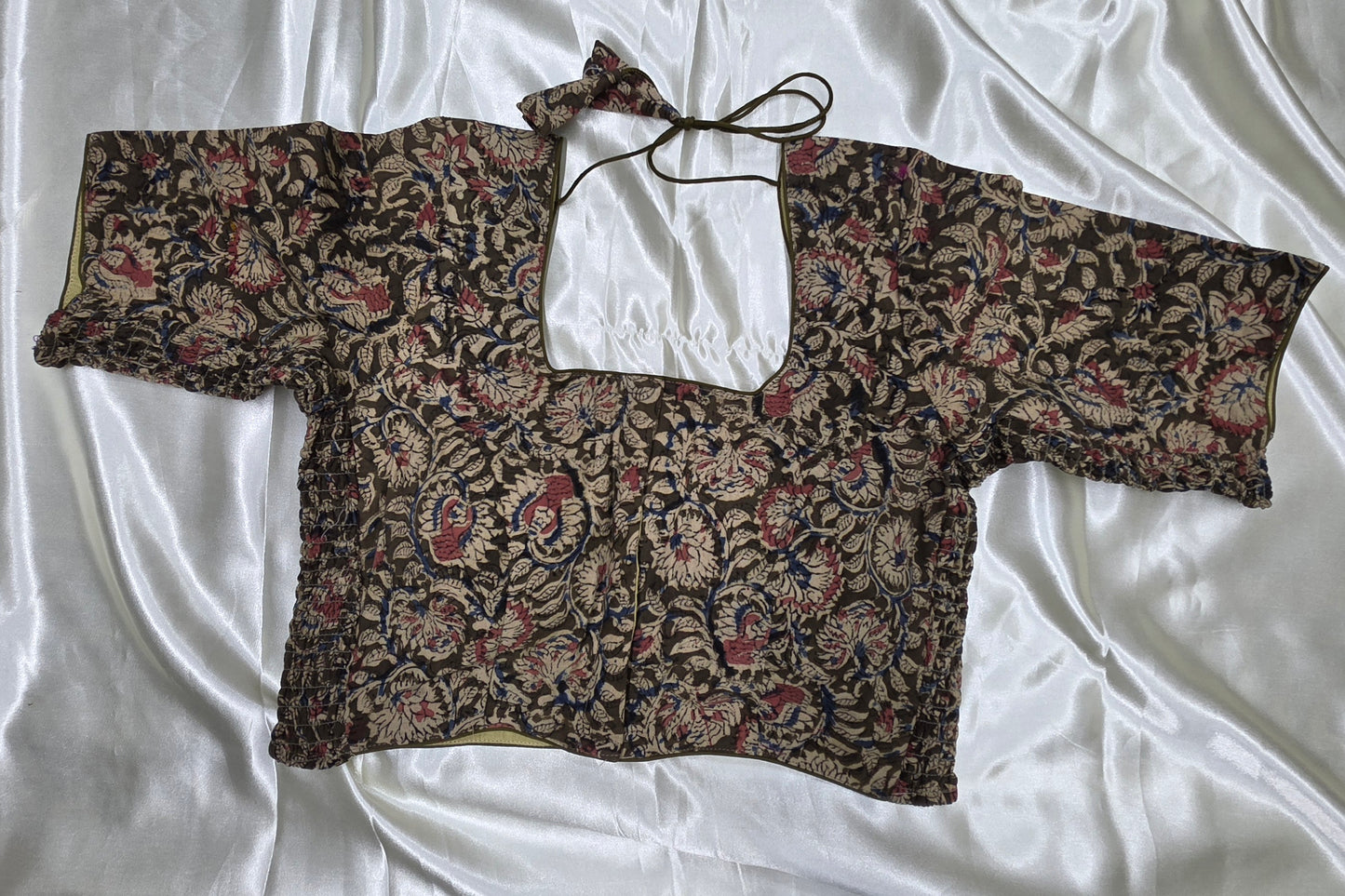 Green Strechable Blouse