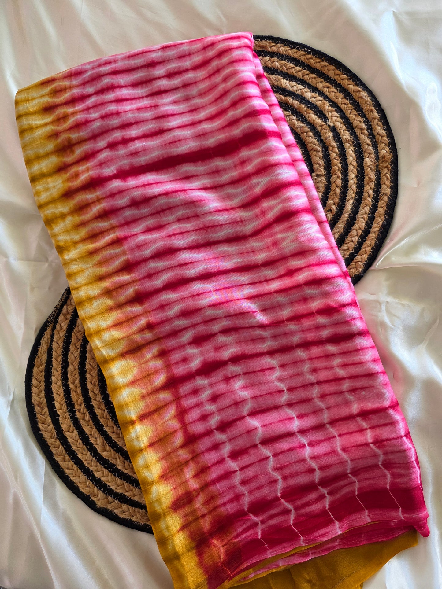 Shibori modal silk