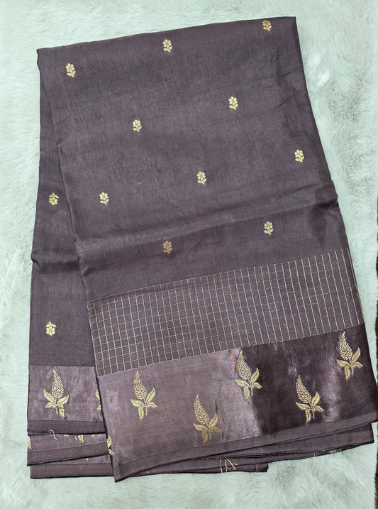 Semi Crepe Saree