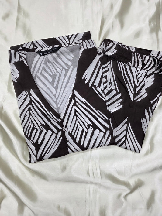 Dark Brown 2pc Cord Set