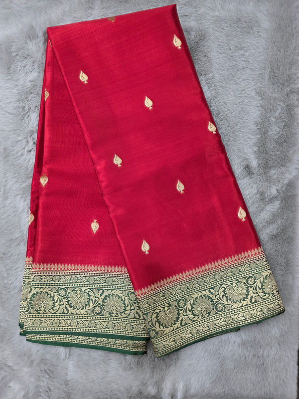 Premium Crepe Mysore Silk Saree